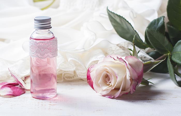 Rose water for fair skin