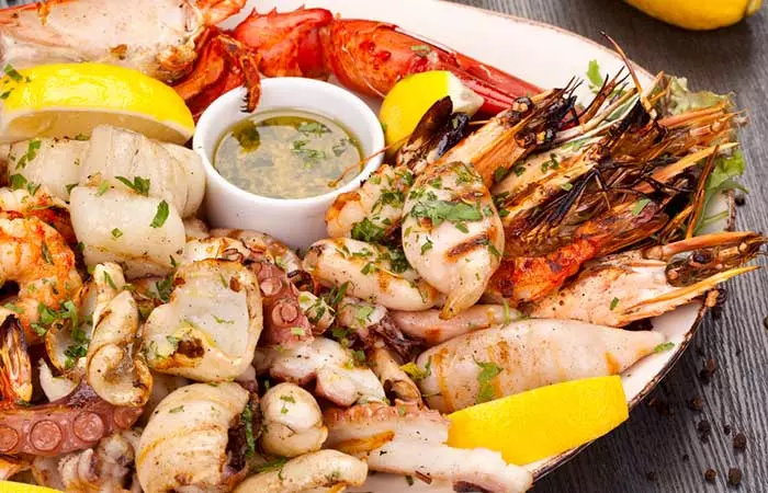 Seafood is a hemoglobin-rich food