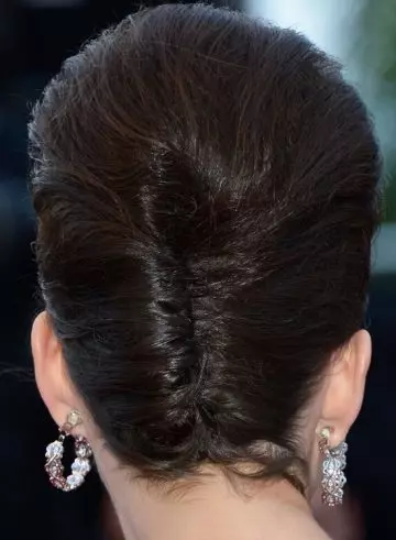 Sexy French twist updo for short hair
