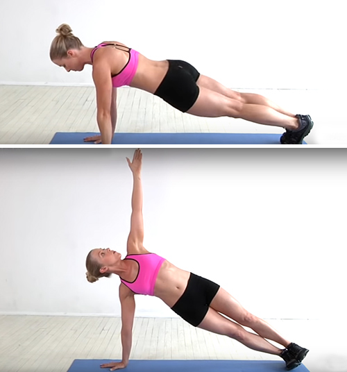 Side plank isometric exercise