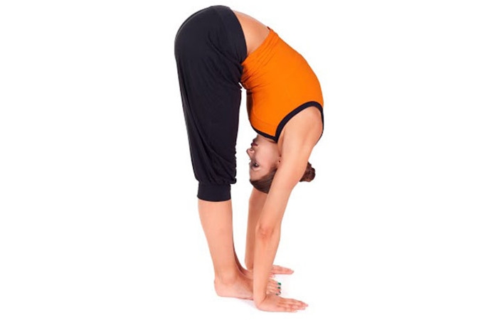 Forward bend exercise to increase height