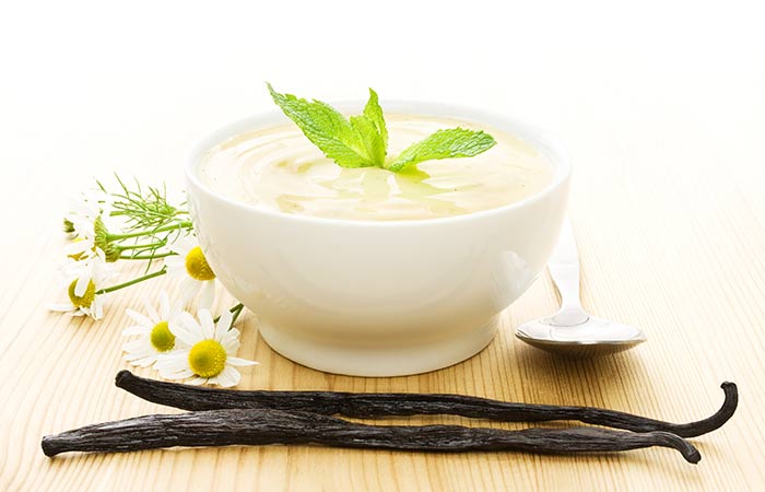 Vanilla yogurt is rich in vitamin D