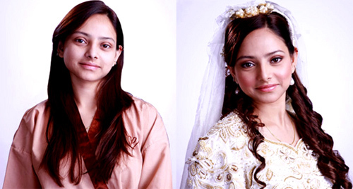 Bridal makeup by Vidya Tikari