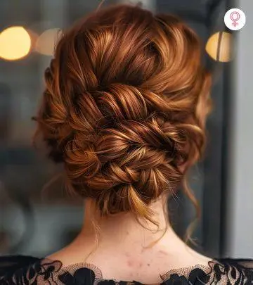 Women With Updos On Medium Hair