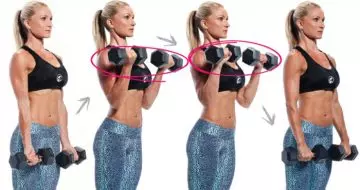 Zottman curls as the best biceps exercise for women