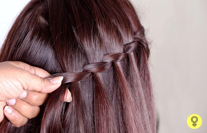 how to make a waterfall braid a stepbystep tutorial