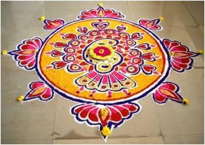 rangoli designs for diwali simple designs