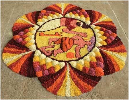 prize winning rangoli designs with theme