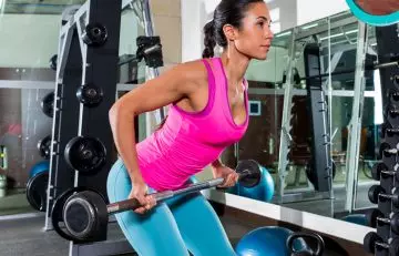 Triceps bent over row workout for women