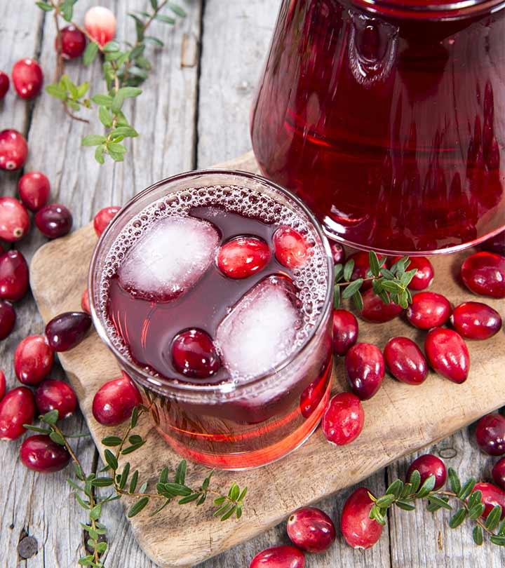 cranberry juice 8oz glass