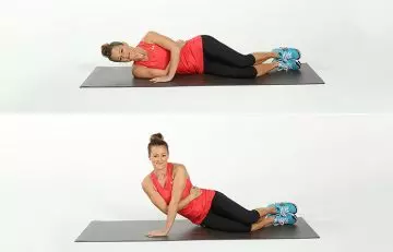 Triceps side push-ups workout for women