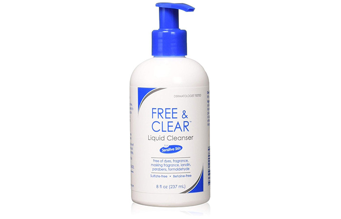 9. Free & Clear Liquid Cleanser
