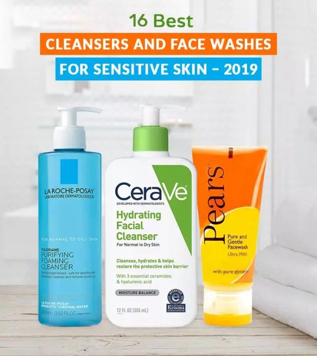 16 Best Cleansers And Face Washes For Sensitive Skin 2020