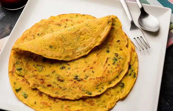 Gram flour pancakes