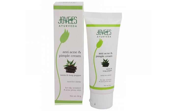 medicine for pimples - Jovees Ayurveda Neem & Long Pepper Anti Acne And Pimple Cream