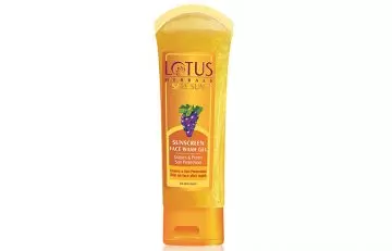 Lotus Herbals Safe Sun Sunscreen Face Wash Gel