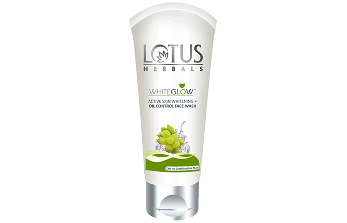 Lotus Herbals WhiteGlow Active Skin Whitening + Oil Control Facewash
