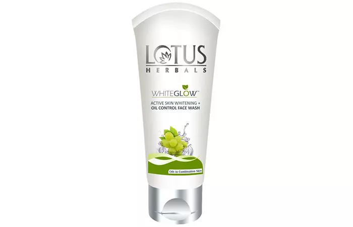 Lotus Herbals WhiteGlow Active Skin Whitening + Oil Control Facewash