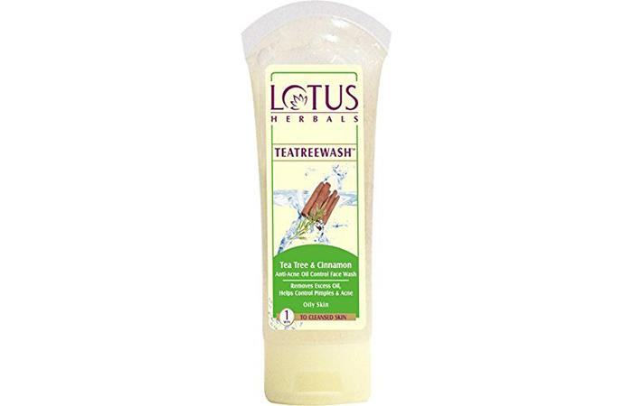 Lotus TEATREEWASH Tea Tree & Cinnamon Anti-Acne Oil Control Face Wash