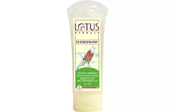 Lotus TEATREEWASH Tea Tree & Cinnamon Anti-Acne Oil Control Face Wash