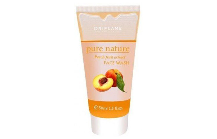 Oriflame Pure Nature Peach Fruit Extract Face Wash