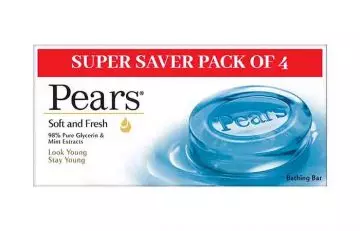Pears Soft & Fresh 98% Pure Glycerin & Mint Extracts