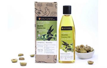 Soulflower Coldpressed Olive Carrier Oil - Hair Growth Oils