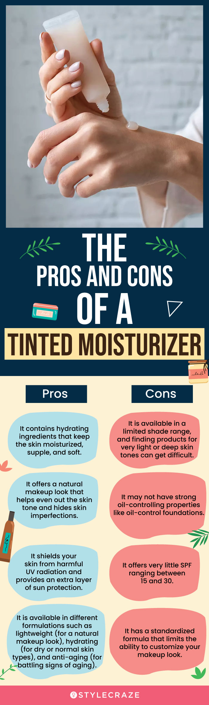 The Pros And Cons Of A Tinted Moisturizer (infographic)