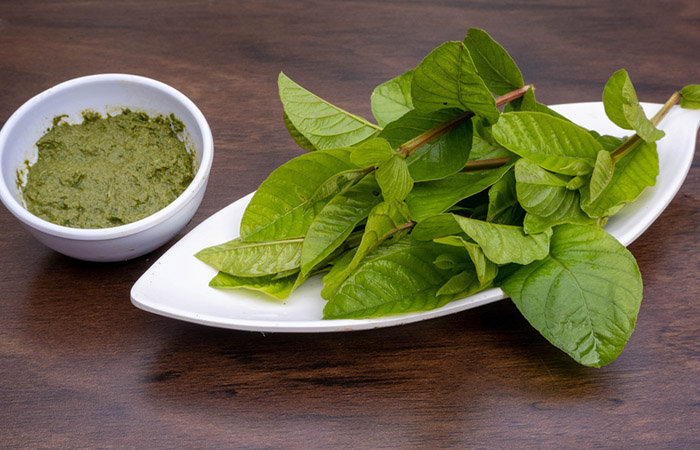Guava leaf paste