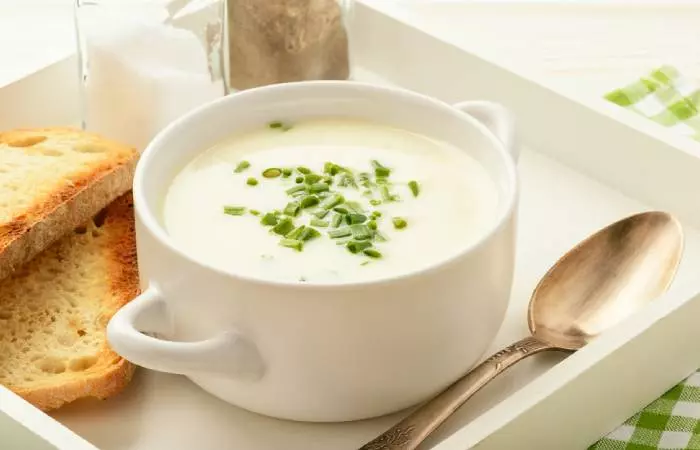 White pumpkin soup