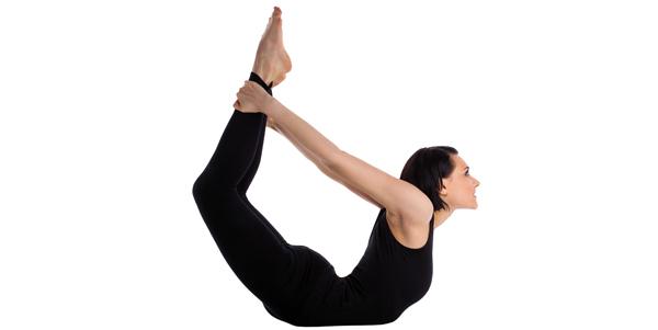 Dhanurasana to reduce belly fat