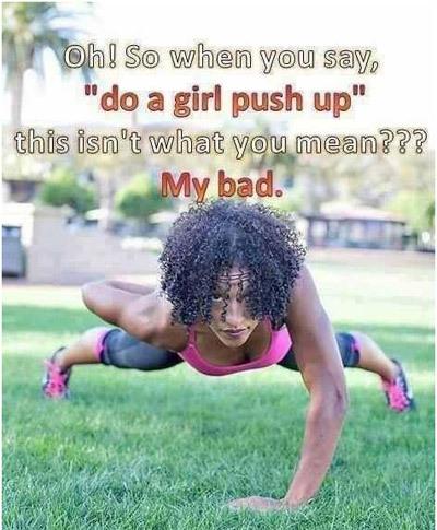 girl push ups 