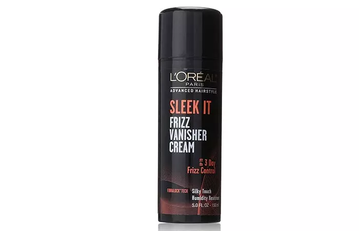 1. L'Oreal Paris Advanced Hairstyle - Sleek It - Frizz Vanisher Cream