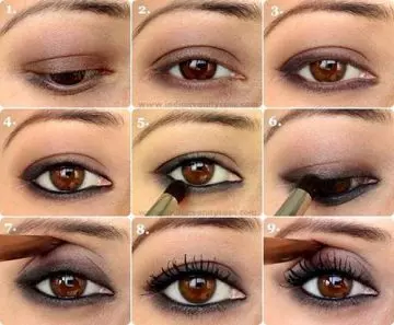 Makeup tutorial for simple kohl lined smokey eye