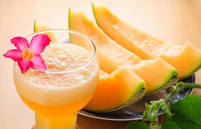 Cantaloupe smoothie