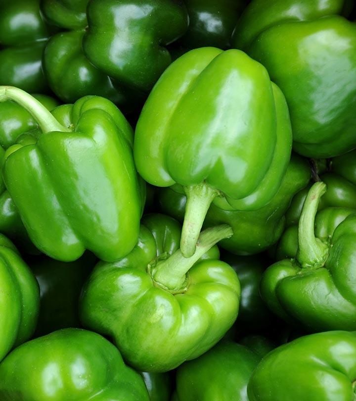 green bell pepper in hindi