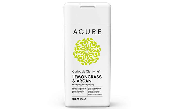 Acure Curiously Clarifying Lemongrass & Argan Shampoo