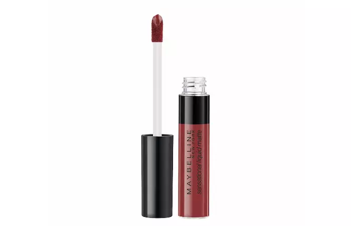 Best Weightless Finish: Maybelline New York Sensational Liquid Matte Lipstick