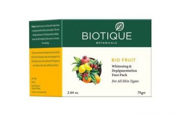 BIOTIQUE Bio Fruit Whitening. Depigmentation & Tan Removal Face Pack