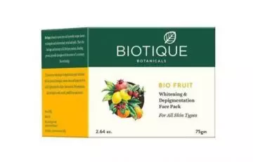 BIOTIQUE Bio Fruit Whitening. Depigmentation & Tan Removal Face Pack