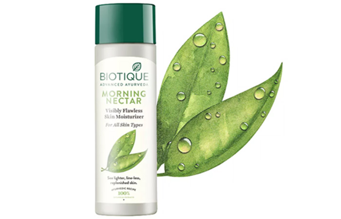 Best Paraben Free Cosmetics - Biotique Morning Nectar Skin Moisturizer