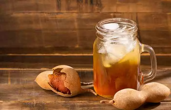 Iced tamarind juice