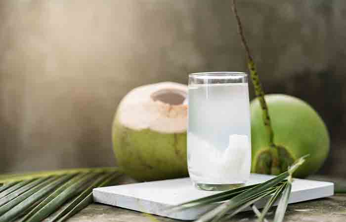 Coconut water for hydration