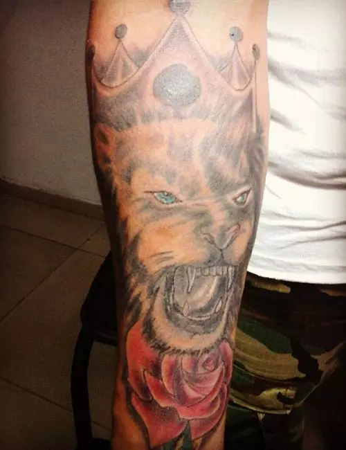 Lion Arm Tattoo