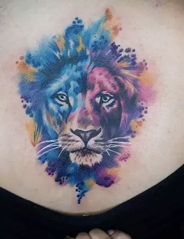 Lion Head Tattoo