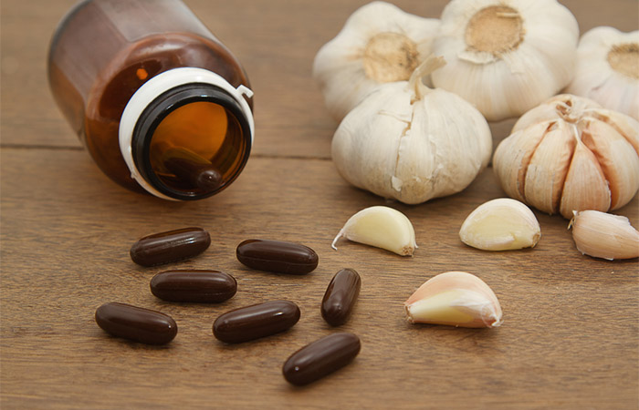 Garlic supplements cause low blood pressure