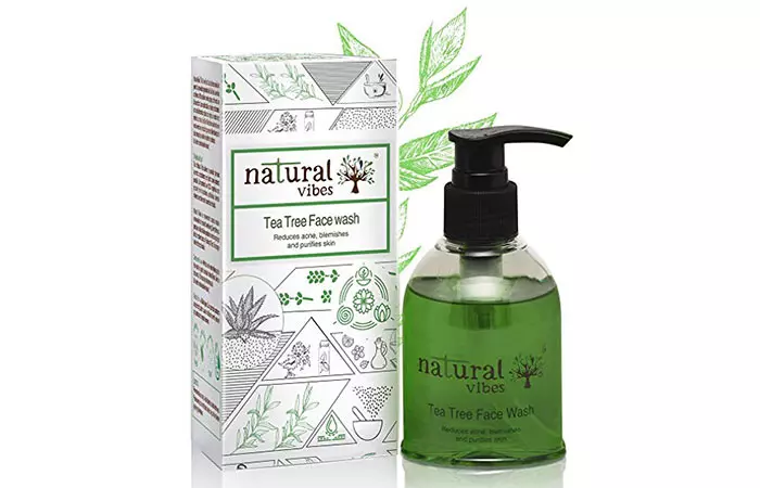 Natural Vibes Tea Tree Face Wash