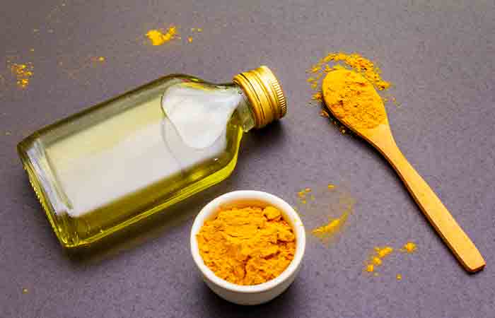 Olive oil and turmeric
