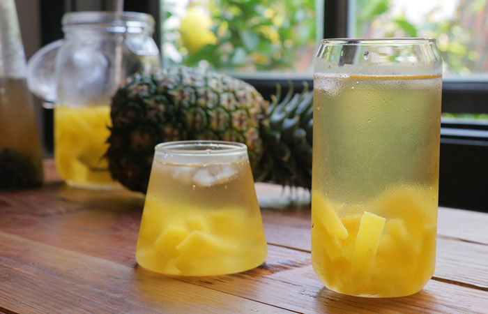 Pineapple iced tea for weight loss