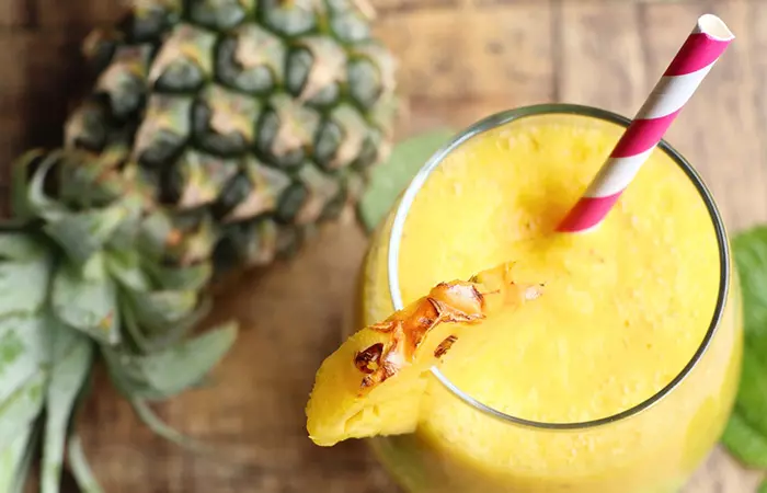 Pineapple smoothie for weight loss